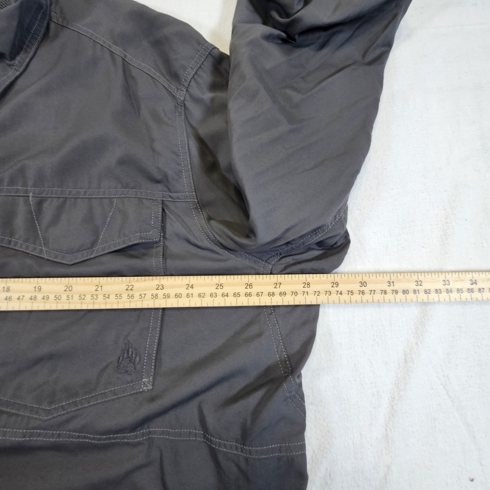 Alaskan Hardgear Tech Shirt Mens 2XL Gray Hiking Fishing Outdoor Long Sleeve - Picture 9 of 12